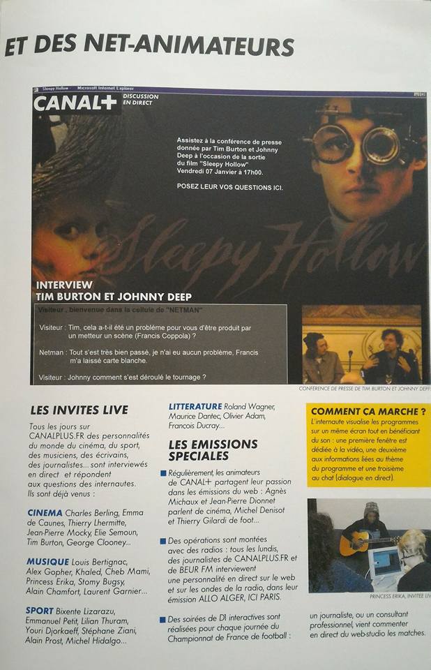Les WEB-J de Canal+ Multimédia