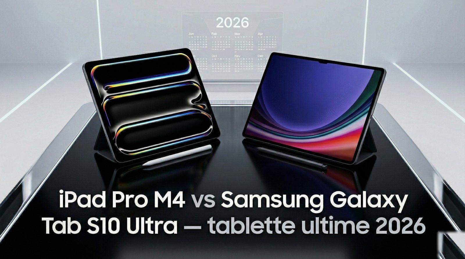 iPad Pro M4 vs Samsung Galaxy Tab S10 Ultra — tablette ultime 2026